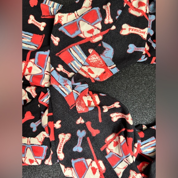 Lularoe Fourth of July Patriotic Dog Leggings OS - Picture 5 of 6